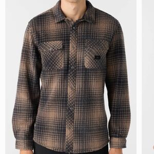 O’Neill Glacier Plaid High pile Superfleece shacket med
